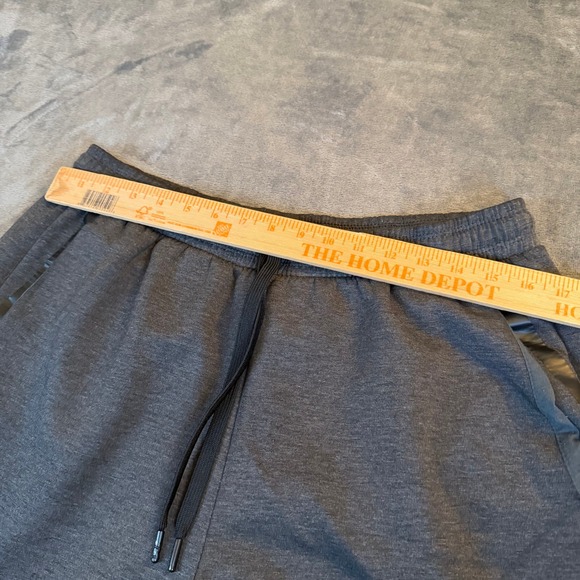 Russell Athletic Gray Athletic Shorts Drawstring Pockets Gym Workout Mens Large - Picture 6 of 11